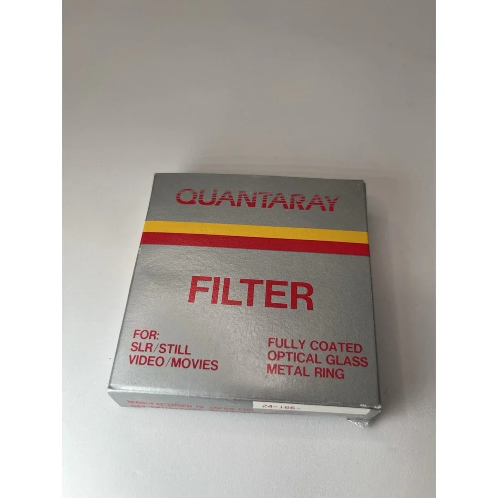 Quantaray Filters For SLR Fully Coated Optical Glass Metal Ring Camera lens 58mm